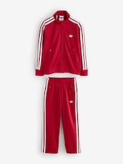 adidas Originals Red Firebird Little Kids Tracksuit - Image 4 of 8