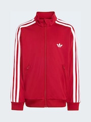 adidas Originals Red Firebird Little Kids Tracksuit - Image 5 of 8