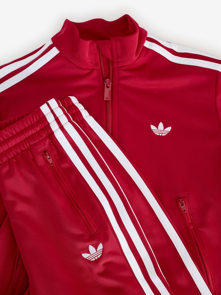 adidas Originals Red Firebird Little Kids Tracksuit - Image 8 of 8