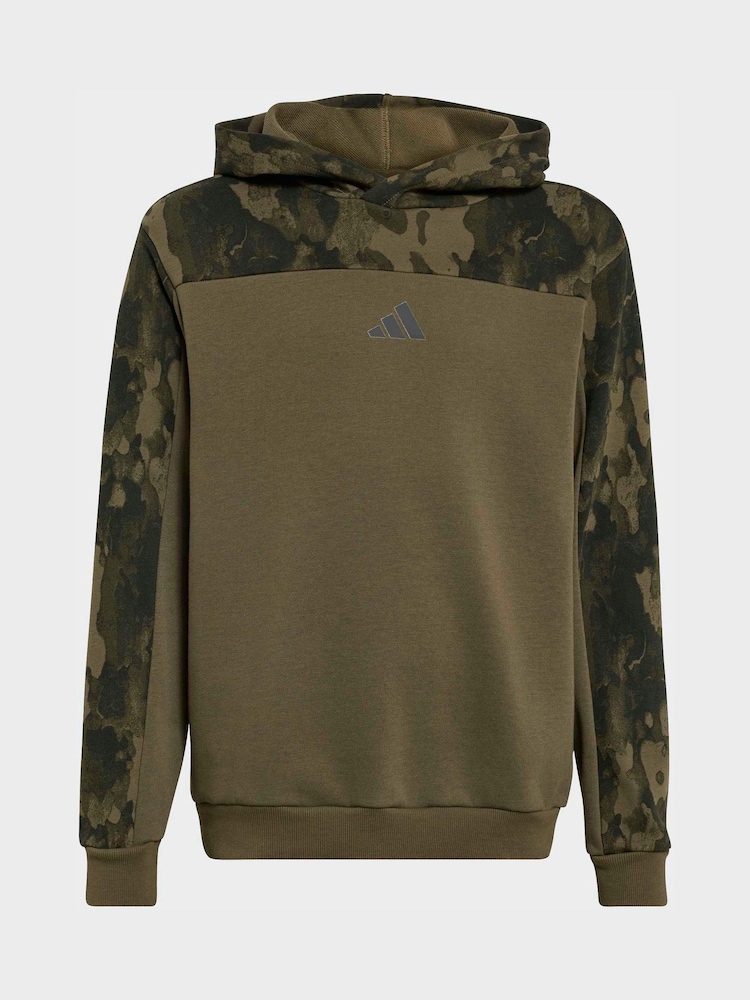 adidas Green Camo Hoodie - Image 1 of 5
