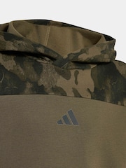 adidas Green Camo Hoodie - Image 3 of 5