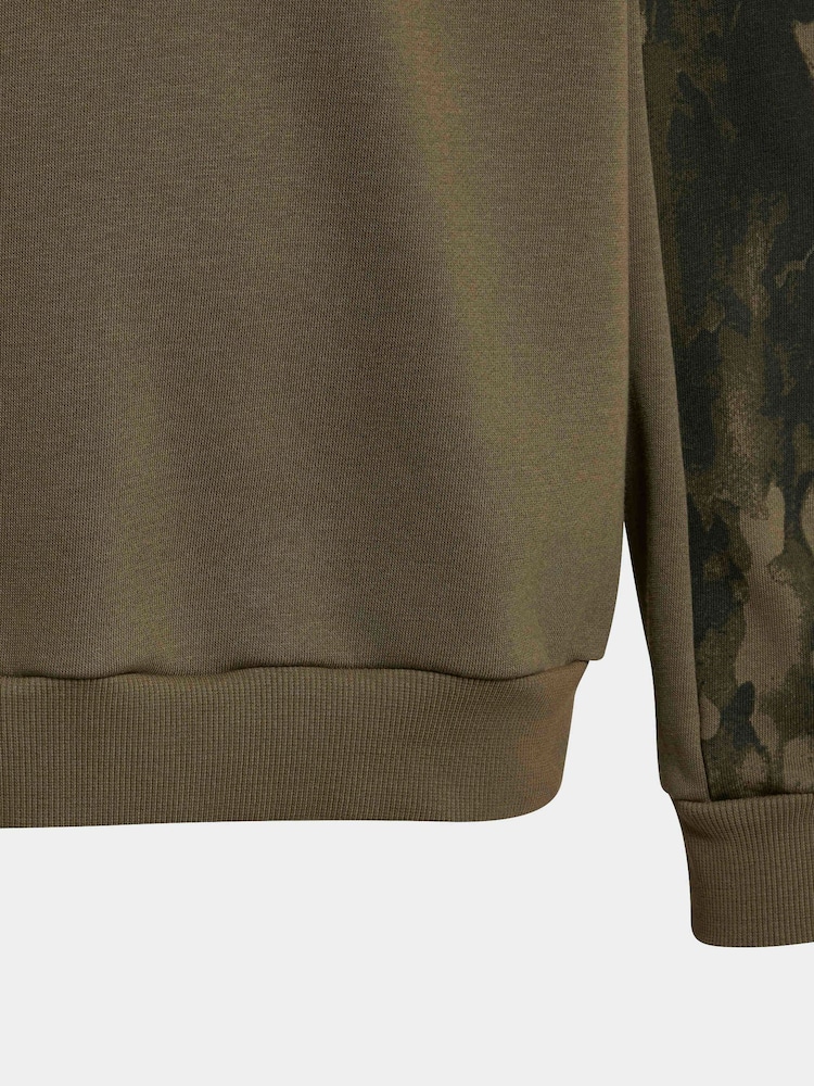 adidas Green Camo Hoodie - Image 5 of 5