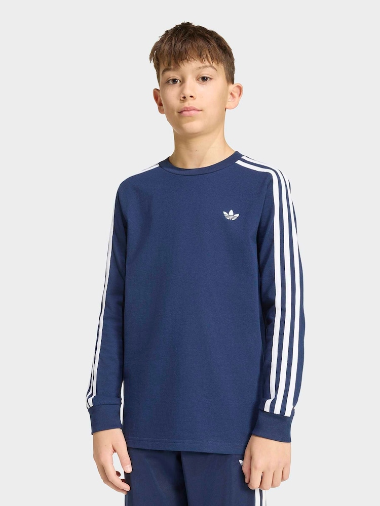 adidas Originals 3-Stripe Long Sleeve T-Shirt - Bild 1 von 6