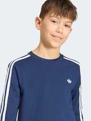 adidas Originals 3-Stripe Long Sleeve T-Shirt - Bild 4 von 6