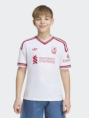 adidas Originals White Liverpool FC 26/27 Away Football Shirt - Image 1 of 7