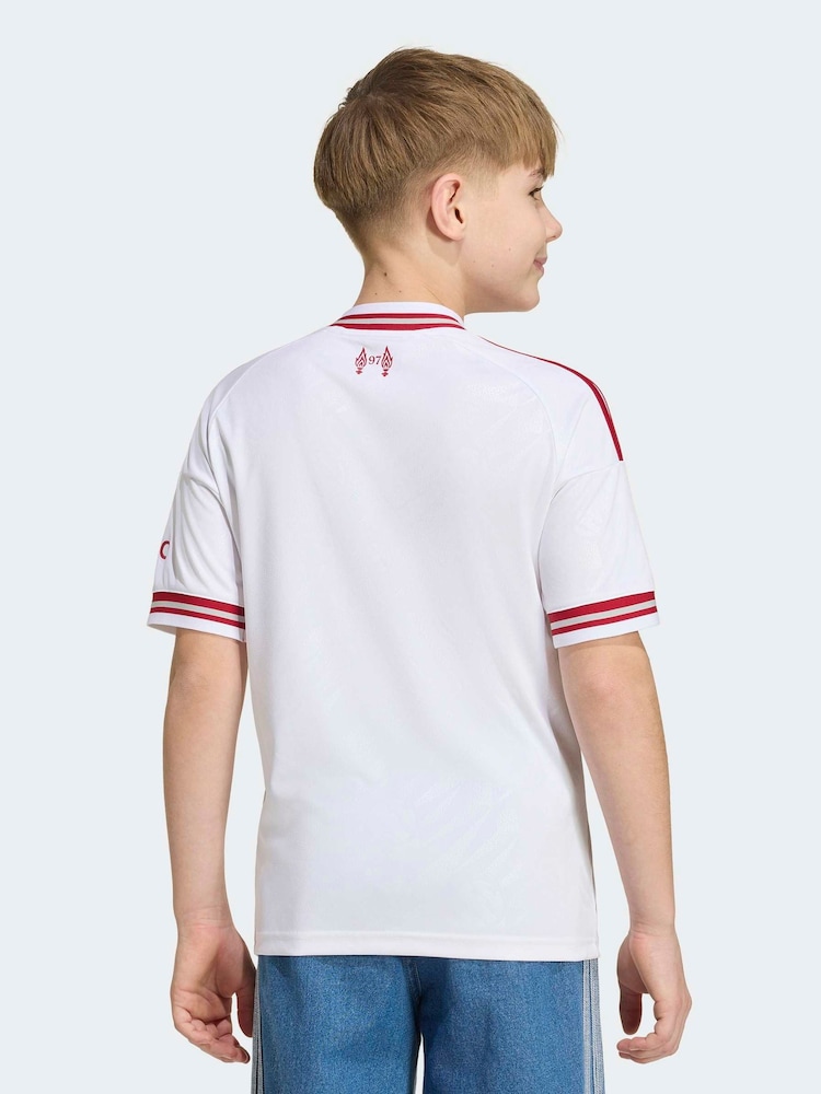 adidas Originals White Liverpool FC 26/27 Away Football Shirt - Image 2 of 7 adidas Originals White Liverpool FC 26/27 Away Football Shirt - Image 2 of 7