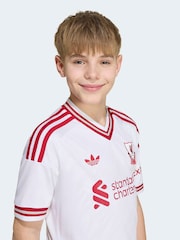 adidas Originals White Liverpool FC 26/27 Away Football Shirt - Image 4 of 7