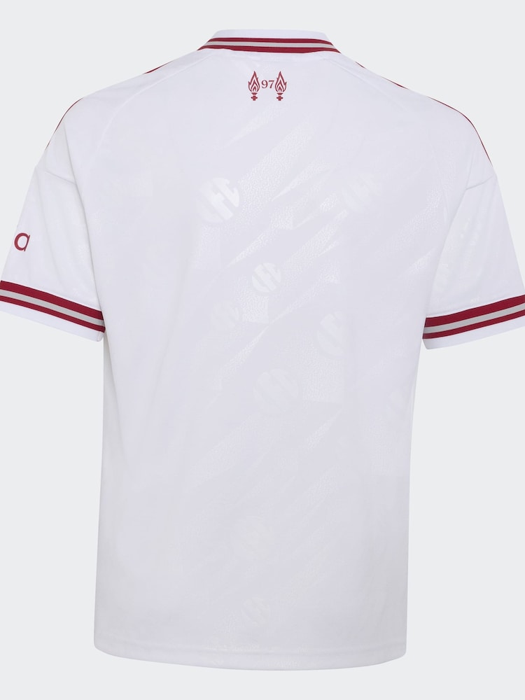 adidas Originals White Liverpool FC 26/27 Away Football Shirt - Image 7 of 7 adidas Originals White Liverpool FC 26/27 Away Football Shirt - Image 7 of 7