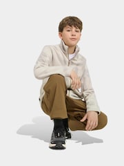 adidas Grey Terrex Kids Multi Climawarm Full-Zip Fleece Jacket - Image 3 of 10