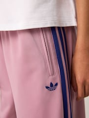 adidas Originals Pink/Navy Firebird Loose Trousers - Image 4 of 5