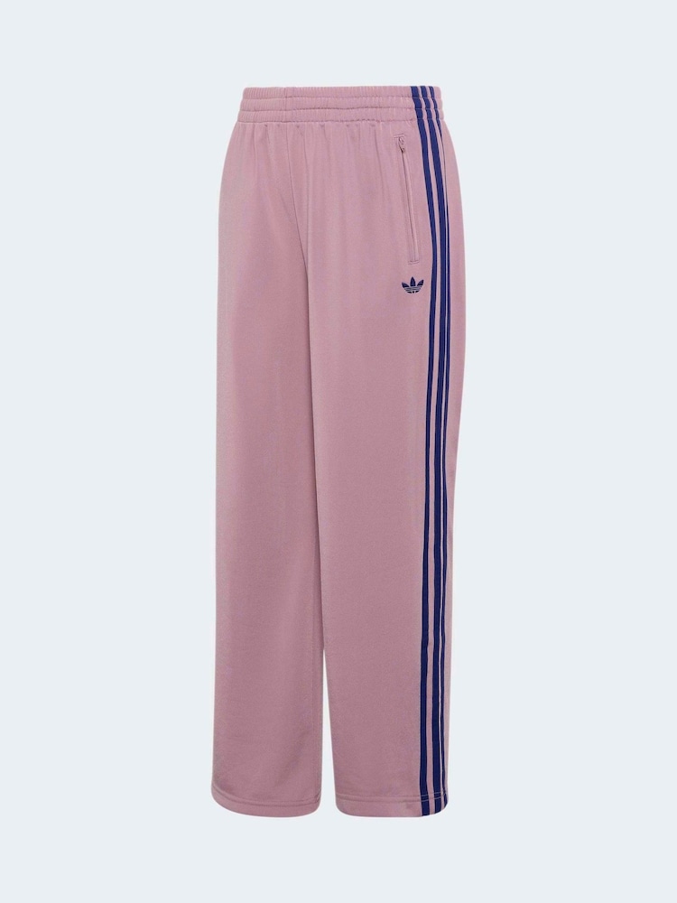 adidas Originals Pink/Navy Firebird Loose Trousers - Image 5 of 5 adidas Originals Pink/Navy Firebird Loose Trousers - Image 5 of 5