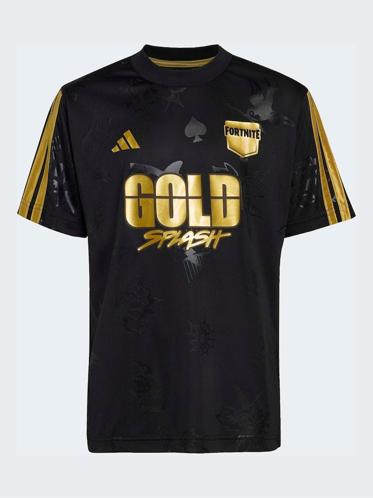 adidas Black Fortnite T-Shirt - Image 1 of 1 adidas Black Fortnite T-Shirt - Image 1 of 1