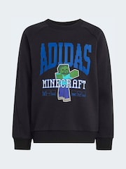 adidas Black LK MC Sweat Tops & Jogger set - Image 3 of 4