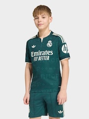 adidas Green Real Madrid Away Jersey T-Shirts - Image 1 of 3