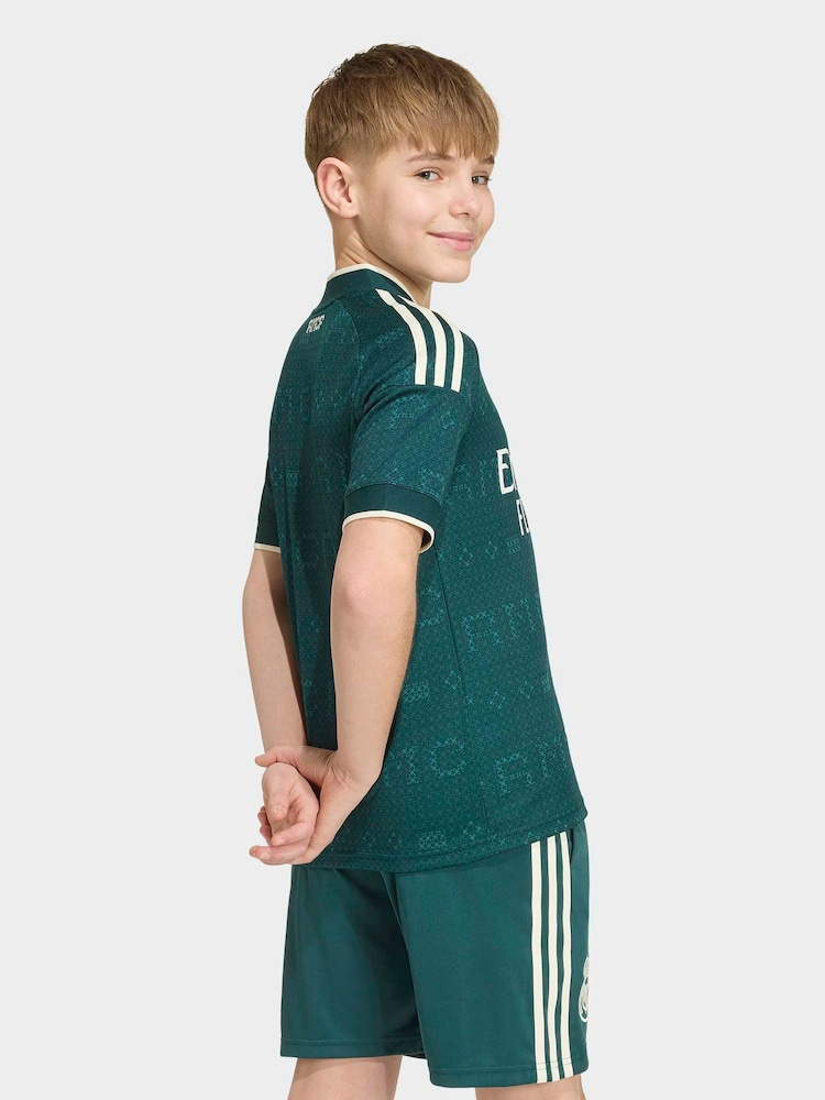 adidas Green Real Madrid Away Jersey T-Shirts - Image 2 of 3