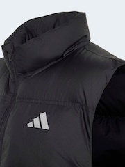 adidas Black Synthetic Down Gilet - Image 3 of 5