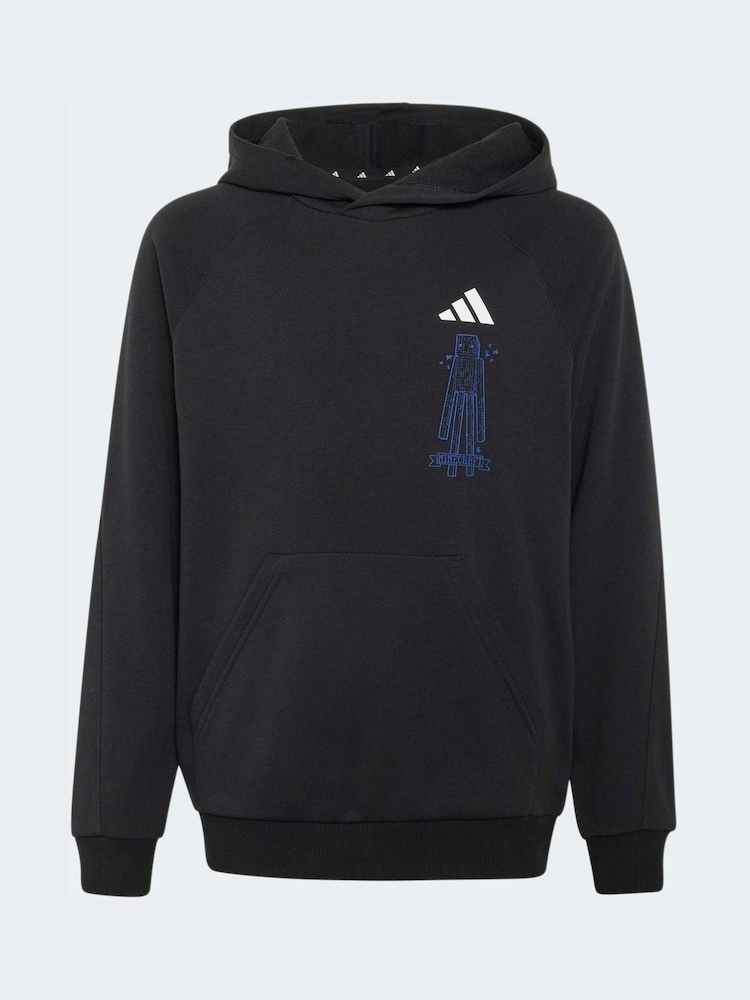 adidas Black Minecraft Hoodie - Image 1 of 5