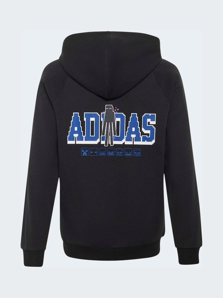 adidas Black Minecraft Hoodie - Image 2 of 5
