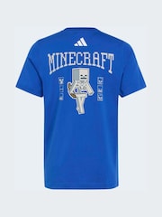 Синий - Футболка adidas Minecraft - Изображение 2 5