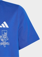 Синий - Футболка adidas Minecraft - Изображение 5 5