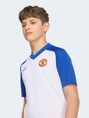 adidas White Manchester United 26/27 Pre Match Kids Jersey - Image 3 of 6