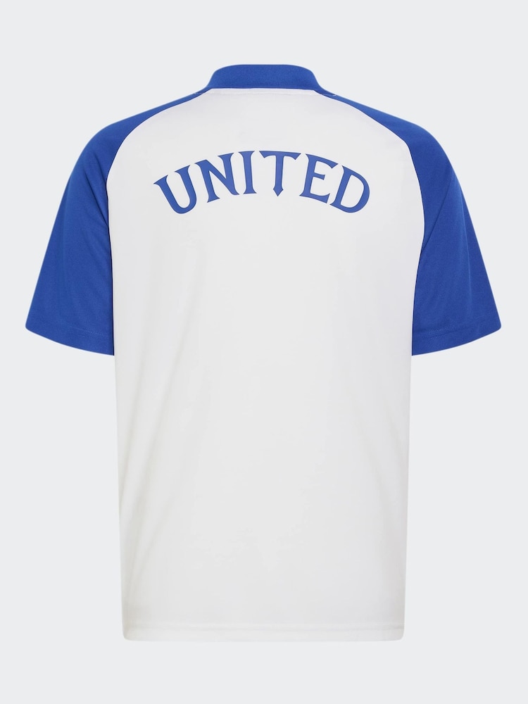 adidas White Manchester United 26/27 Pre Match Kids Jersey - Image 6 of 6