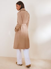 Friends Like These Neutral Longline Trench Coat - Image 5 of 5