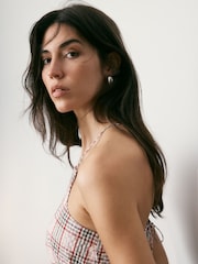 BHOEM Stripes Poplin Strappy Midi Dress - Image 3 of 5