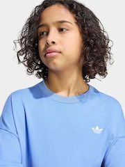 adidas Originals Light Blue Loose T-Shirts - Image 4 of 8