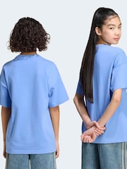 adidas Originals Light Blue Loose T-Shirts - Image 6 of 8