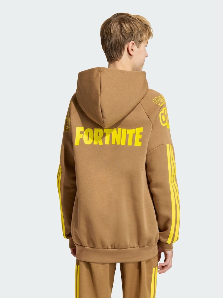 adidas Brown Fortnite Hoodie - Image 2 of 5