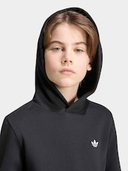 adidas Originals Black Regular Fleece Hoodie - Image 4 of 6