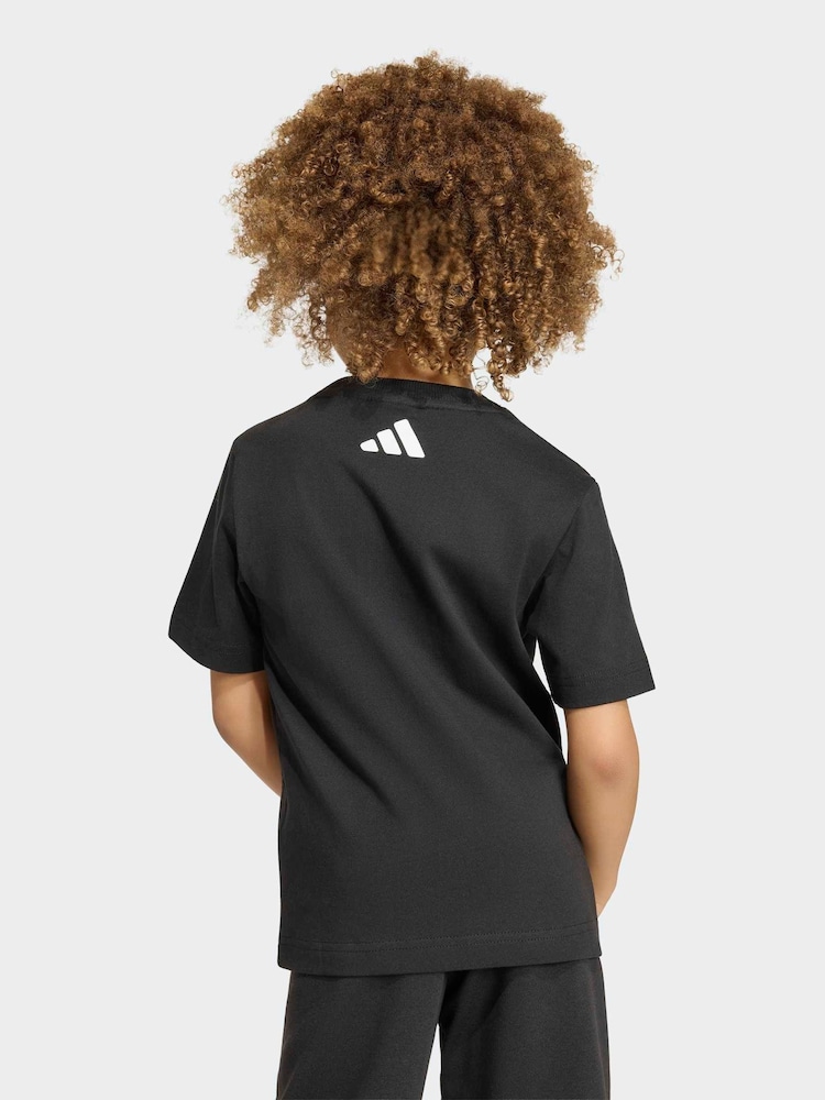 adidas Black Minecraft T-Shirt - Image 2 of 8 adidas Black Minecraft T-Shirt - Image 2 of 8