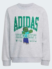adidas Grey LK MC Sweat Tops & Jogger set - Image 6 of 7