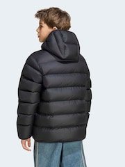 adidas Originals Black Colour Block Puffer Jacket - Image 2 of 6