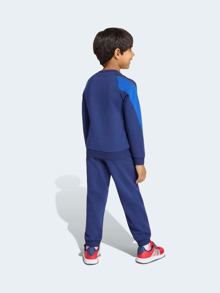 adidas Blue Spiderman Sweatshirt and Joggers Set - Image 2 of 8