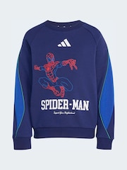 adidas Blue Spiderman Sweatshirt and Joggers Set - Image 7 of 8