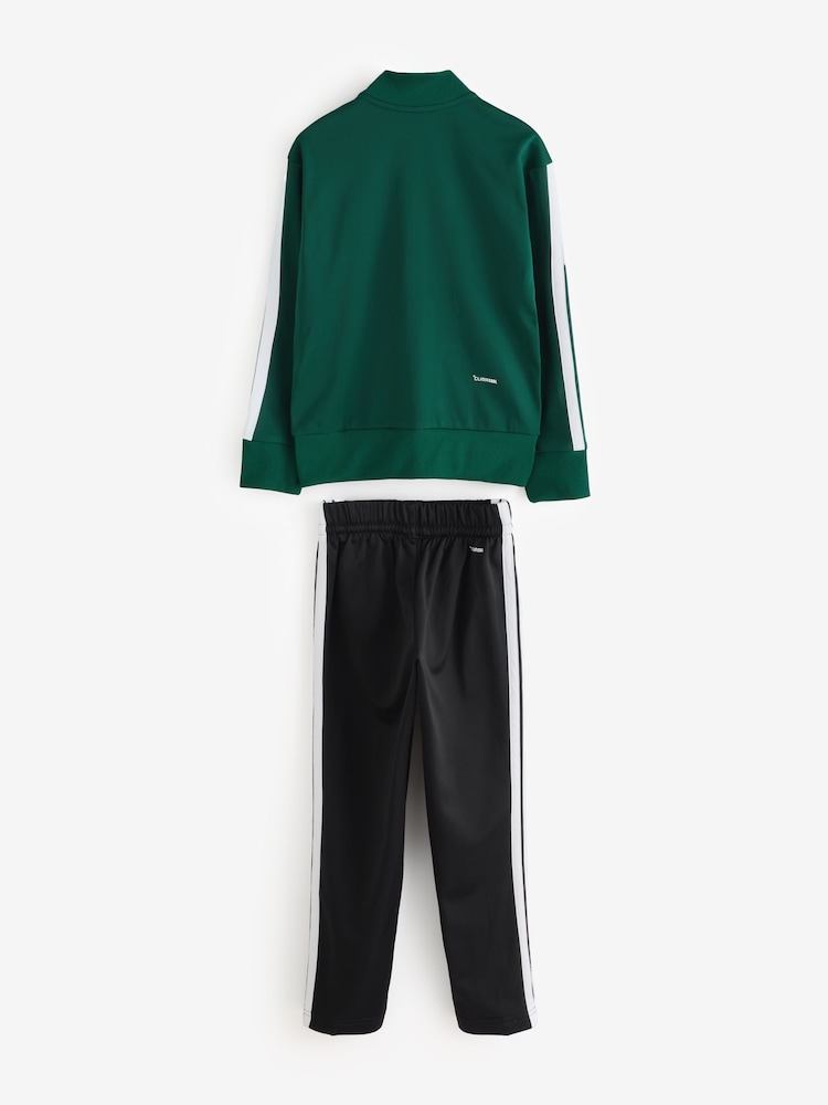 adidas Green Essentials Tiberio 3-Stripes Tricot Tracksuit - Image 2 of 10 adidas Green Essentials Tiberio 3-Stripes Tricot Tracksuit - Image 2 of 10