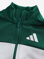 adidas Green Essentials Tiberio 3-Stripes Tricot Tracksuit - Image 4 of 10
