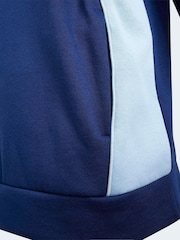 adidas Blue Colour Block Hoodie - Image 5 of 5