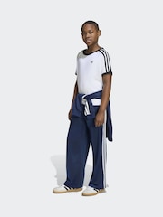 adidas Originals Blue Firebird Loose Trousers - Image 3 of 6