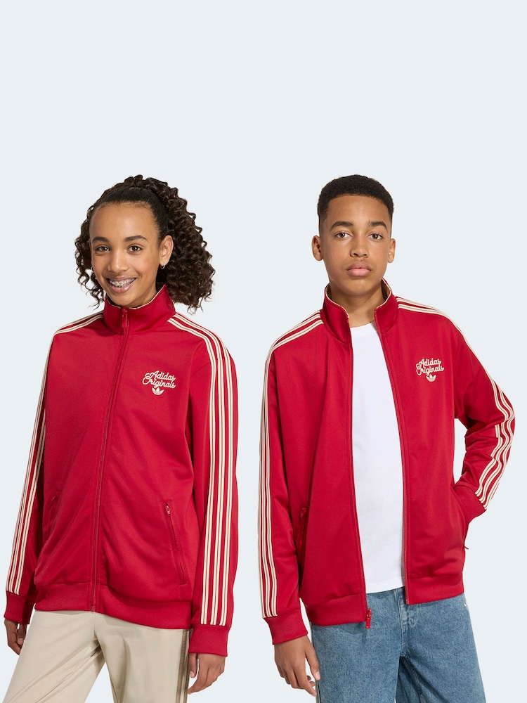 adidas Originals Red Firebird Sweat Top - Image 1 of 5