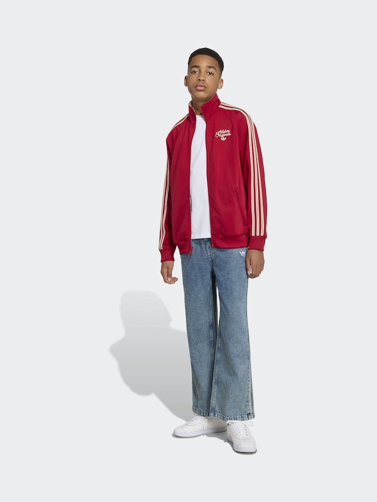 adidas Originals Red Firebird Sweat Top - Image 2 of 5
