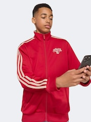 adidas Originals Red Firebird Sweat Top - Image 4 of 5