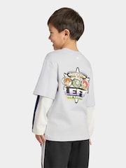 Gray - adidas Pixar Toy Story T-Shirt - Larawan 2 ng 6