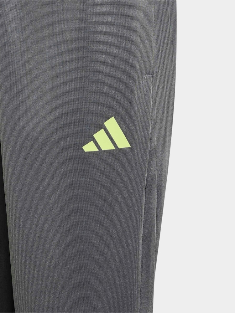 灰色 - adidas Tricot Colour Pop 儿童运动套装 - 7的图像7｝
