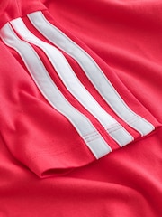 rdeča/bela - adidas majica s kratkimi rokavi Essentials Kids - Slika 6 iz 8