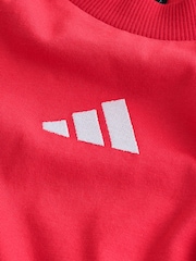rdeča/bela - adidas majica s kratkimi rokavi Essentials Kids - Slika 7 iz 8