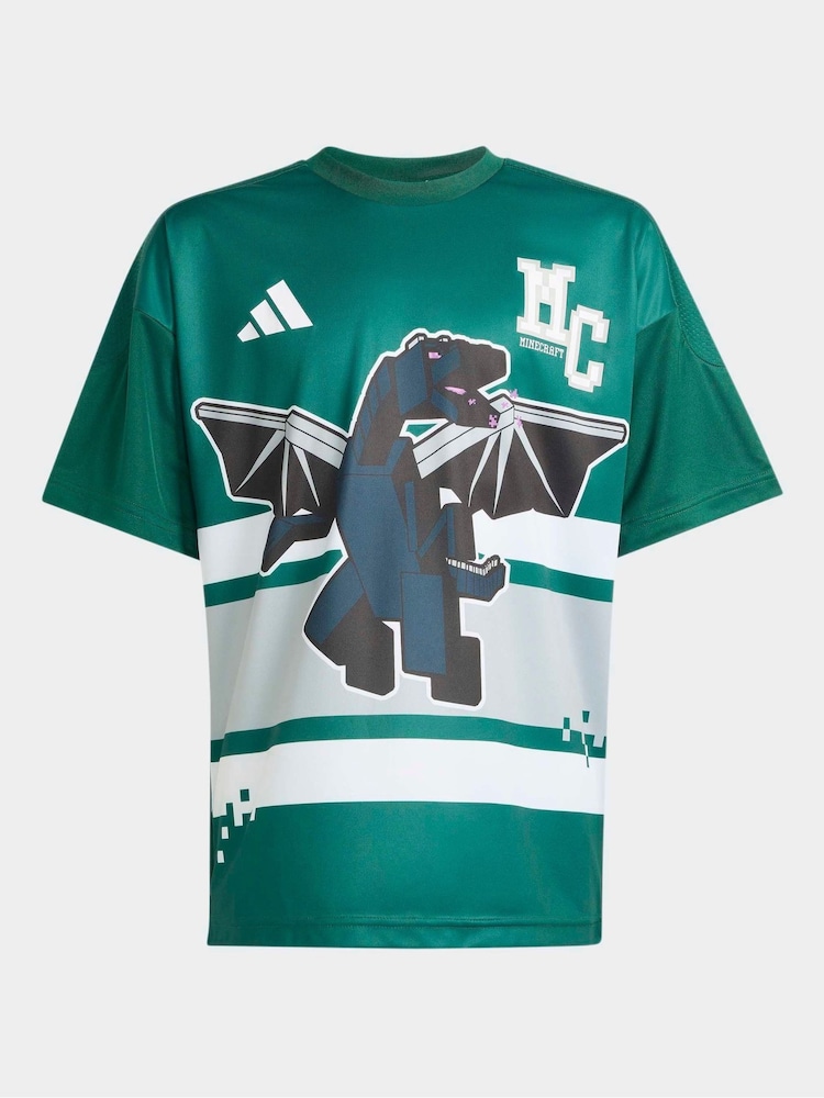 adidas Green Minecraft T-Shirt - Image 6 of 6 adidas Green Minecraft T-Shirt - Image 6 of 6