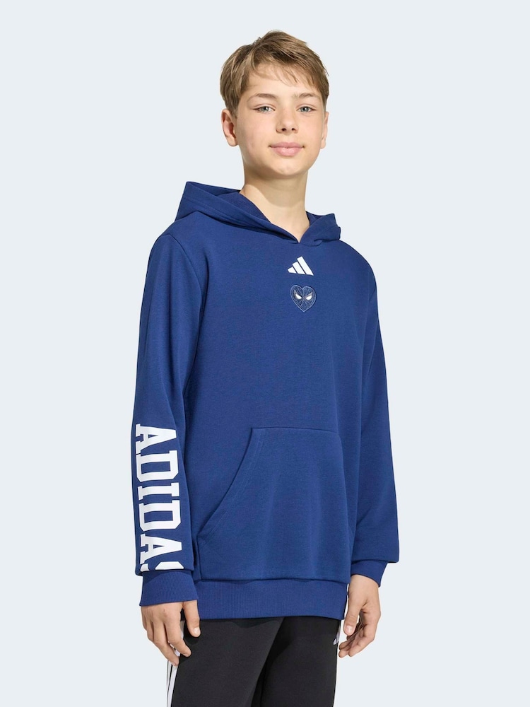 adidas Blue Marvel Spider-Man Hoodie - Image 1 of 6